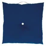 29” x 29” Blue Solid Floor Pillow