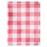 Red Gingham Oblong Indoor/Outdoor Tablecloth, 60" x 102"