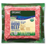 Organic Grass Fed 93% Lean Ground Beef, 1 lb