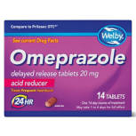 Omeprazole Acid Reducer, 14 count