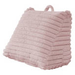 Pink Ribbed Wedge Pillow