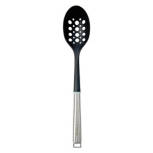 Slotted Stainless Steel and Nylon Spoon