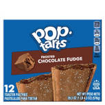 Frosted Chocolate Fudge Pop Tarts Toaster Pastries, 12 count