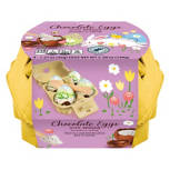 Cookies  & Crème Chocolate Eggs with Spoons, 4 count
