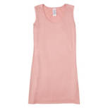 Women's Pink Sleeveless Sleep Shirt, Size L