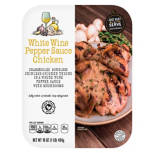 Fully Cooked Chicken in White Wine Pepper Sauce, 16 oz