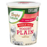 Organic Whole Milk Plain Yogurt, 32 oz