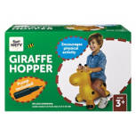 Inflatable Giraffe Hopper with Pump
