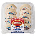 Patriotic Frosted Sugar  Cookies,  10 count