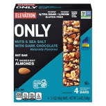 Nuts and Sea Salt with Dark Chocolate Only Nut Bars, 4 count