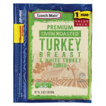 Oven Roasted Turkey Breast & White Turkey Cured, 1 lb