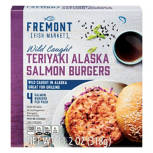 Teriyaki  Salmon Burgers, 11.2 oz