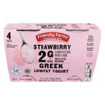 Low Sugar Strawberry Greek Yogurt, 4 count