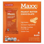 Chocolate Peanut Butter Maxx Bar, 4 count