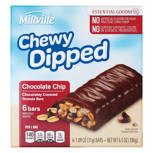 Chocolate Chip Chewy Dipped Granola Bars, 6 count