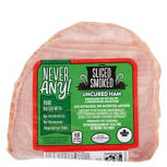 Antibiotic Free Sliced Smoked Uncured Ham, per lb