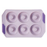 Reinforced Silicone Donut Pan, Purple