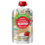 Organics Apple Banana Strawberry Yogurt Baby Food Puree, 4 oz