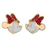 Disney Minnie Mouse Gold Stud Earrings