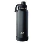 Black Vacuum Insulated Bottle, 40 oz
