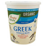 Organic Whole Milk Vanilla Bean Greek Yogurt, 32 oz