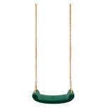 Swing Seat with Hooks - Green