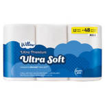 12 Roll Ultra Soft Bath Tissue - 244 Sheets