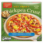 Hot Honey Turkey Sausage & Peppers Chickpea Crust Pizza, 16.9 oz