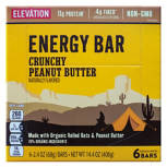 Crunchy Peanut Butter Energy Bars, 6 count