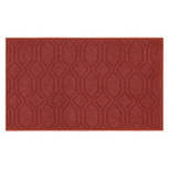 20" x 34" Kitchen Accent Rug - Polygon Rectangle Red