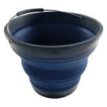 Blue Collapsible Bucket, 12.2" x 9"