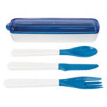 3 Piece Cutlery Set, Blue
