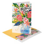 Flower  Vase Mother's Day Card