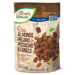 Raw Almonds, Pecans, and Pistachio Kernels, 8 oz