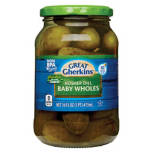 Kosher Baby Whole Dill Pickles, 16 oz