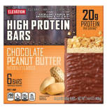 Chocolate Peanut Butter High Protein Bars, 6 count
