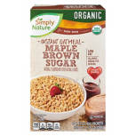 Organic Maple Brown Sugar Instant Oatmeal, 8 count