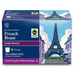 French Dark Roast Coffee Pods, 12 count