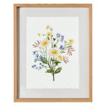 White Floral Framed Spring Wall Art, 16" x 20"