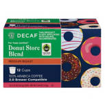Fair Trade Decaf Donut Store Medium Roast Coffee Pods, 12 count