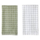 Green Kitchen Towels, 2 count