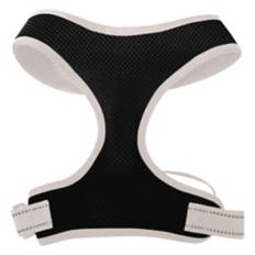 Dog Harness - Black/Cream, L