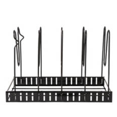 Wire Cabinet Organizer - Pan Organizer, Black