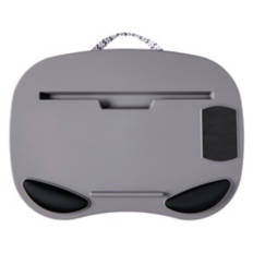 Portable Lap Desk, Gray Chevron