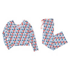 Ladies ALDI Gear Cozy Ribbed Set - Multi Color, M