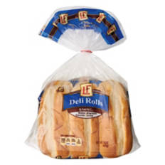 Center  Split Deli Rolls - 6 count, 15 oz