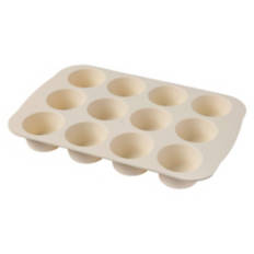 Silicone Bakeware - Mini Muffin Pan, Cream