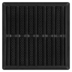 16" x 16" Heavy Duty Boot Scraper Mat - Black