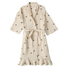 Ladies Gauze Spa Robe, S/M