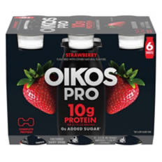 Zero Sugar Added Strawberry Flavored Protein Shots - 6 pack , 3.1 fl oz